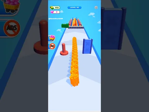 🍟खेल potato Rush Stage-40 Android Game strategy video #gameplay @marblerun-asmr