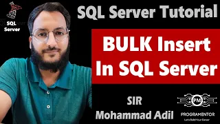 BULK Insert In SQL Server How To Insert Large File Data In SQL Table SQL Interview SQL Server