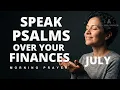 Speak Psalms Over Your Finances Seven Psalms That Cover Every Financial Area Morning Prayer