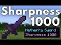 How To Get a SHARPNESS 1000 SWORD in Minecraft 1 21