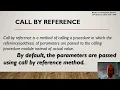 Call By Reference and Call By Value methods