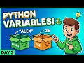 Python Variables Explained Day 3 Coding for Beginners