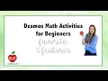 Desmos for Beginners Guide Favorite 5 Features