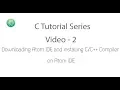 C Tutorial Series 2 - Atom IDE and C Compiler Intergration