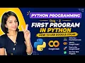 Python Programming Day 2 First Program in Python How to Use Google Colab