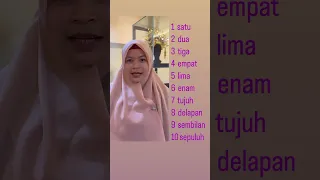 Indonesian language Learn numbers 10 most Important words