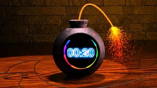 20 Second Timer Bomb 3D TIMER 