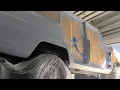 Spraying Nason Epoxy on the Wagoneer