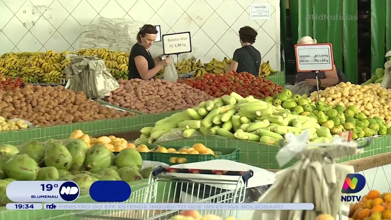 Na Capital, custo de vida diminuiu logo após queda do preço do leite e da gasolina