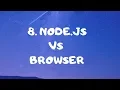 8 Node js vs Browser Node js tutorial for beginners in bangla