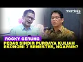 Pedas Rocky Gerung Sindir Purbaya Lama Kuliah Ekonomi 7 Semester: Ilmu Mudah, Ngapain?