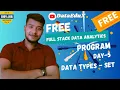 FIRST-EVER FREE Data Analytics FREE Program Python Day-5 DataEduX Beginners to Advance