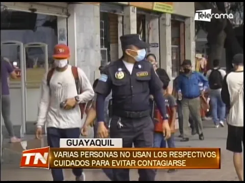 Varias personas no usan los respectivos cuidados para evitar contagiarse