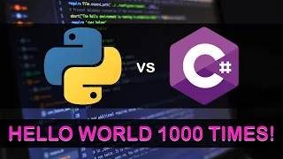 Python vs CSharp Speed Comparison Test