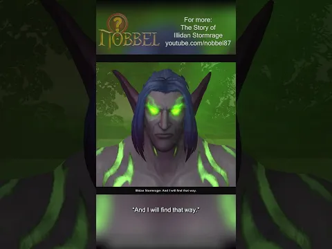 Illidan Blind but the only one SEEING #lore  #worldofwarcraft #illidan