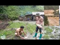 Download Lagu Cầu Cáng Dào T105 | Bão về Cầu Chống Chơ lũ 6m - Đào ao cho A Sử bắt cá khủng trong hang đá