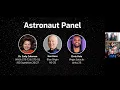 Opening Astronaut Panel - Cady Coleman, Ken Hess, Chris Huie
