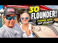 30 Flounder Perfect Weather Fishing with our Viewers on the Happy Hooker in Ocean City MD