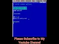 C program to print number pattern