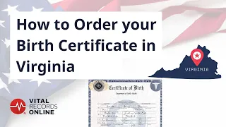 How to Order Your Virginia Birth Certificate Vital Records Online