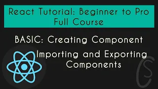 Importing and Exporting Components React Tutorial Beginner to Pro Full Course