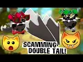 Scamming double tail AJPW