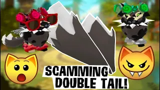 Scamming double tail AJPW