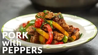 Super Easy Chinese Stir Fry Pork w/ Ginger & Spring Onion Recipe 姜葱猪肉 Chinese Pork Recipe. 