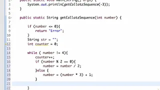 Collatz Sequence Coding Bootcamp