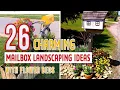26 Charming Mailbox Landscaping Ideas With Flower Beds