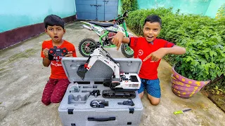 Unboxing & Review Biggest Remote Control Excavator 🔥 | Kids Pur