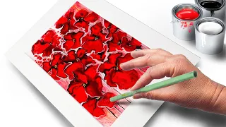 Can I make an artwork using only three colours and a straw??
