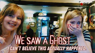 We SAW A GHOST at a 350 year old Pub in England 😭🇬🇧