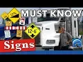 11 Critical Road Signs for CDL Bus Truck Drivers