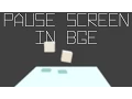 Pause Screen In the Blender Game Engine