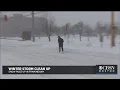I m Covered In Snow Already Workers In Framingham Press On Despite Snow Piling Up