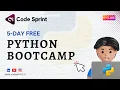 Conditional statements loops Python Bootcamp Code Sprint