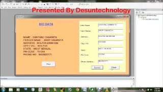 Visual Basic 6 0 bengali tutorial Insert and Show part 5
