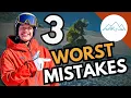 3 Common Skiing Mistakes when skiing STEEP RUNS