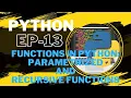 Python Course in Hindi EP13 Functions In python Arguments Recursion Functions
