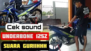 Download Cek sound knalpot underbone 125z‼️suaranya enak banget‼️ MP3