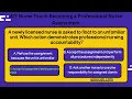 ATI Nurse Touch Becoming a Professional Nurse Assessment