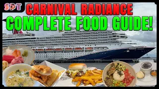 Every Restaurant on Carnival Radiance Menus Food Dining Guide