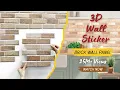 Why Self Adhesive Faux Brick Wall Panels Are Suddenly EVERYWHERE