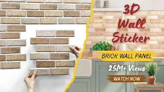 Why Self Adhesive Faux Brick Wall Panels Are Suddenly EVERYWHERE
