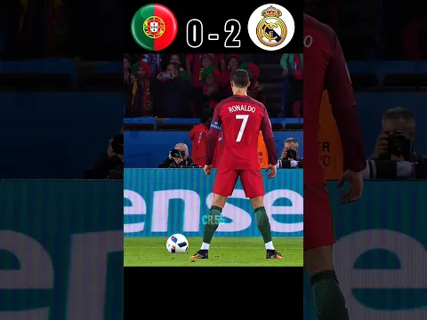 Ronaldo🐐 Destroyed Mbappe & vini Jr 🤯 | Portugal vs Real Madrid Imaginary Match😱🔥 #ronaldo #football