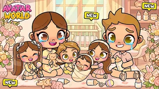 ¡LLEGA A CASA! MI NUEVA BEBE CONOCE a SUS HERMANOS por Primera Vez 👶🩷 en Avatar World