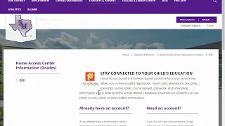 SMCISD Home Access Center - Part 1