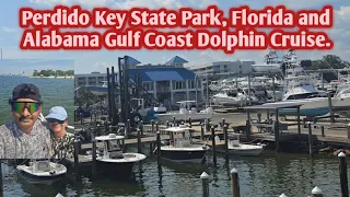 Perdido Key State Park, Florida and Alabama Gulf Coast Dolphin Cruise.