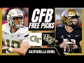 GEORGIA TECH vs UCF CFB Picks Prediction College Football Free Picks Today Gasparilla Bowl